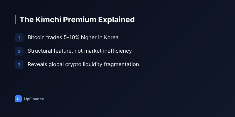 Image showing Korean exchange interfaces (Upbit, Bithumb) compared to global platforms like Coinbase, highlighting UX differences and Korean payment system integration